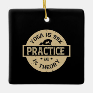 Yoga, Om, Rädsla, Workout, Meditation, Lärare, Julgransprydnad Keramik