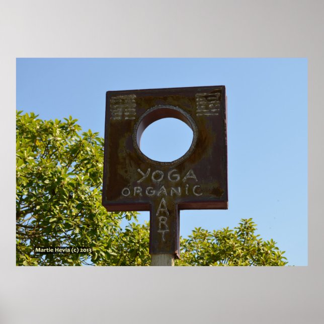 Yoga & Organic Art Poster (Framsidan)