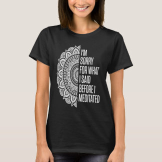 Yoga Ornament Flower Mandala Meditation T Shirt