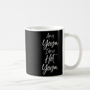 Yoga-övningar Fitness Design Studio Kvinnors Heter Kaffemugg