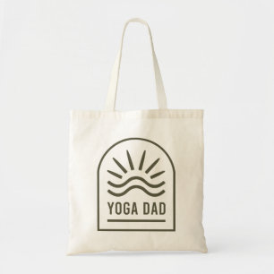 Yoga pappa zen andlig yogi grönt boho-estetisk tygkasse
