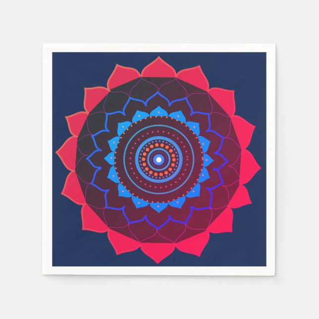 Yoga Party Pappersservett (Framsidan)