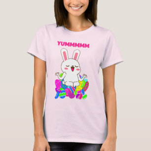 Yoga Påskhare meditate yum jelly beans candy T Shirt