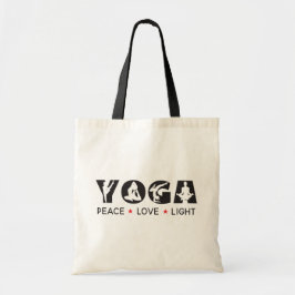 Yoga - Peace Kärlek Light Tygkasse