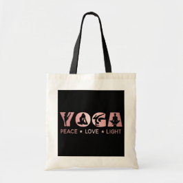 Yoga - Peace Kärlek Light Tygkasse