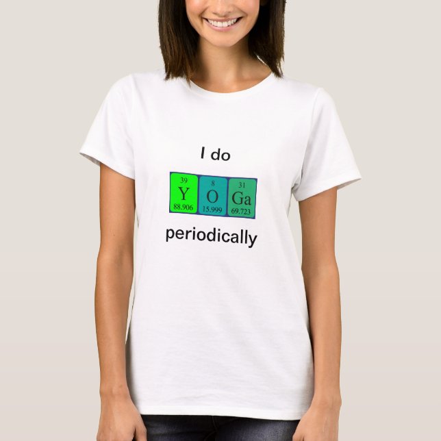 Yoga Perioga bord ord shirt 8 Tröja (Framsida)