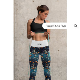 Yoga Pilates Exercise Snyggt Roligt Workout Byxor