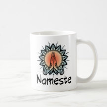 Yoga/ Pilates mugg. Nameste
