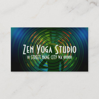 Yoga Pilates Studio Klasser Instruktör Visitkort
