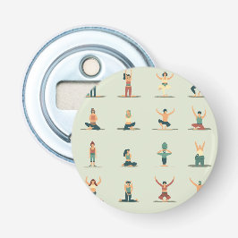 Yoga, pilates, tematiserad flasköppnare