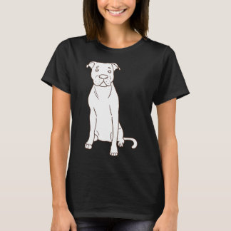 Yoga Pitbull Hund T Shirt