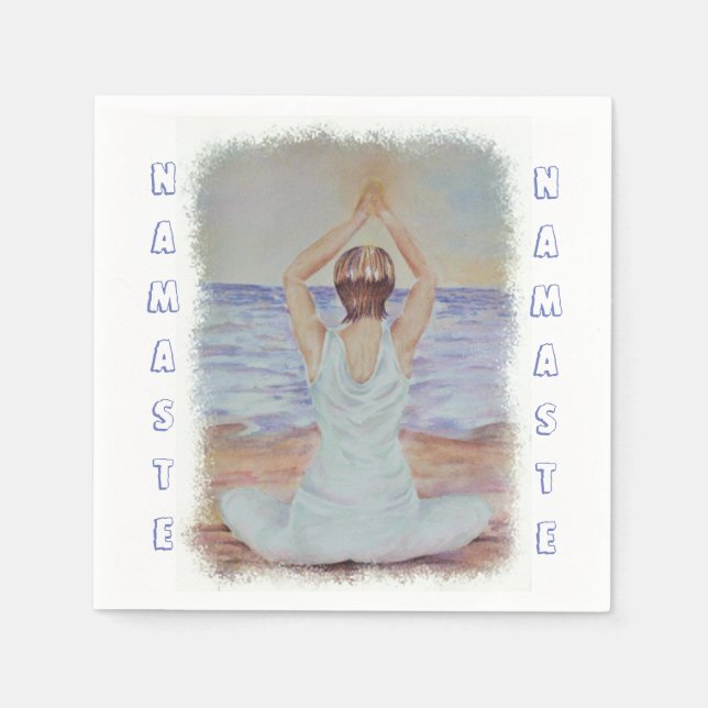 YOGA PLEASE | PAPPRA NAPKINER PAPPERSSERVETT (Framsidan)