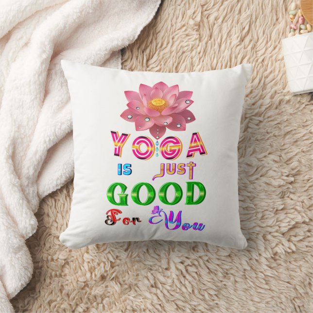 Yoga Polyester Är Bara Bra För Dig Kudde (Filt)