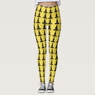 Yoga Pose Anpassningsbar leggings. Leggings