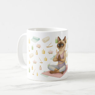 Yoga Pose for Siamese Cat Lovers Kaffemugg