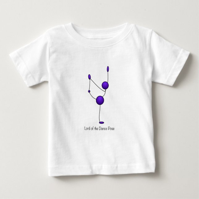 Yoga Pose - Lord of the Dance Pose Tee Shirt (Framsida)