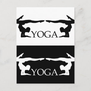 Yoga pose-nivå - avancerad nivå vykort