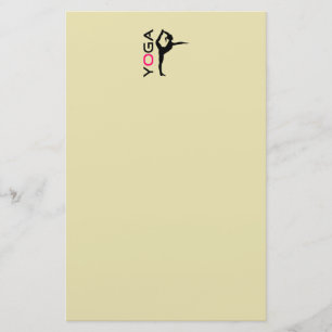 Yoga Pose Silhouette Brevpapper