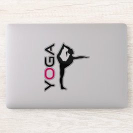 Yoga Pose Silhouette Klistermärken