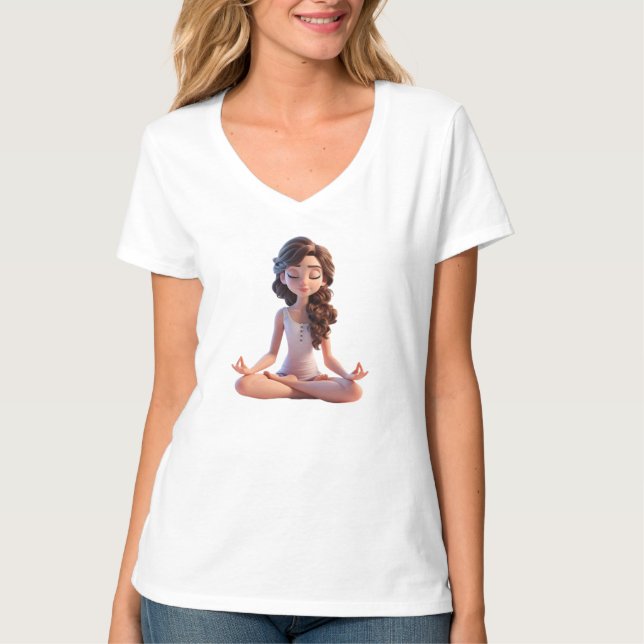 Yoga pose t shirt (Framsida)