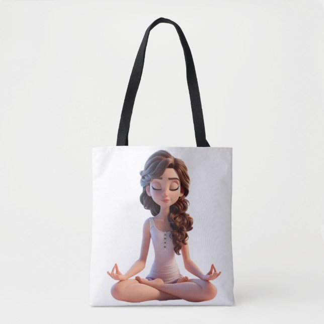 Yoga pose tygkasse (Framsida)