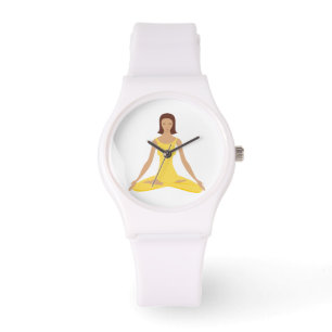 Yoga Pose Womens Watch Armbandsur