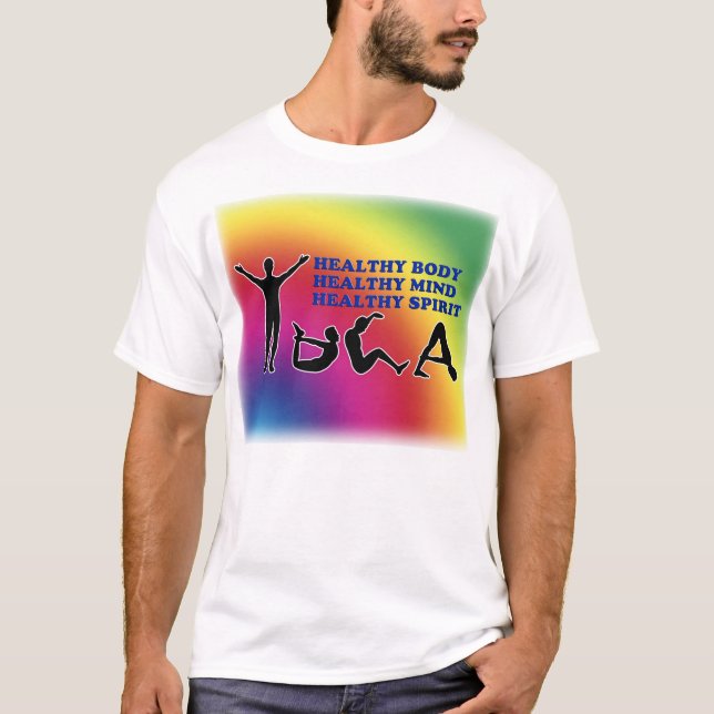Yoga poserar 1 tee (Framsida)