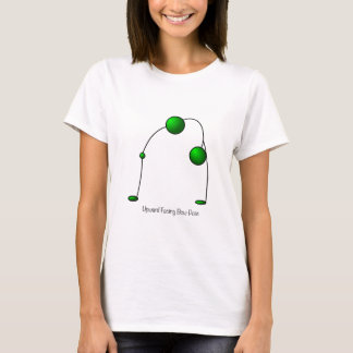 Yoga poserar - den uppåtriktade t-shirt