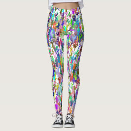 Yoga poserar designdamasker leggings
