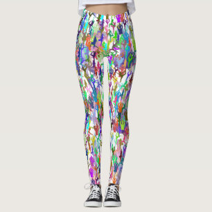 Yoga poserar designdamasker leggings