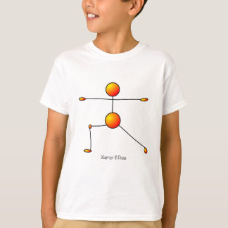 Yoga poserar - krigare II poserar Tee Shirt