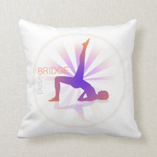 Yoga poserar kudder (överbrygga poserar), kudde