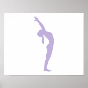 Yoga poserar poster