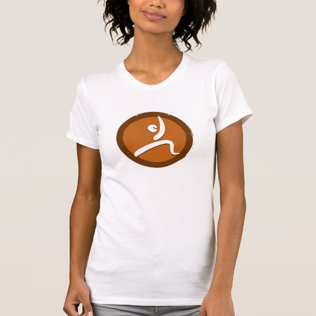 Yoga poserar T-tröja VI Tee Shirt (Framsida)