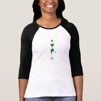 Yoga poserar - träd poserar tee shirt