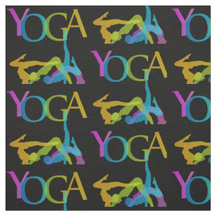 Yoga poserar tyg