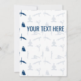 Yoga Poses Asanas Announcement Meddelande