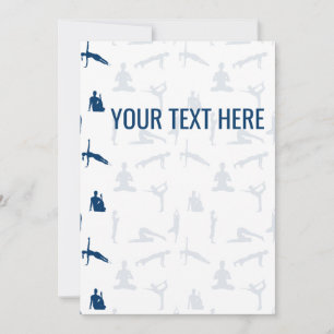 Yoga Poses Asanas Announcement Meddelande