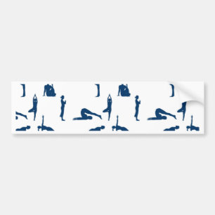 Yoga Poses Bildekal
