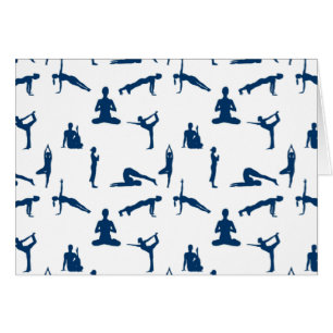 Yoga Poses Hälsningskort