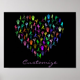 Yoga Poses Heart Thunder_Cove Poster