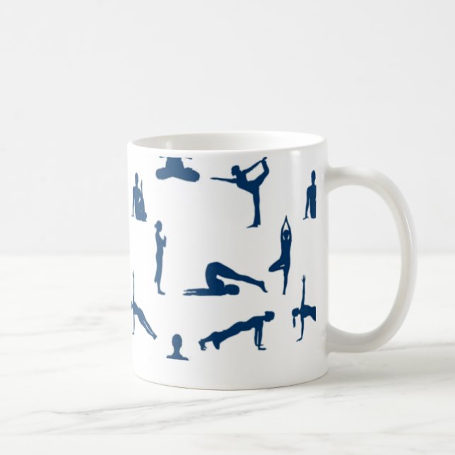 Yoga Poses Kaffemugg (Höger)