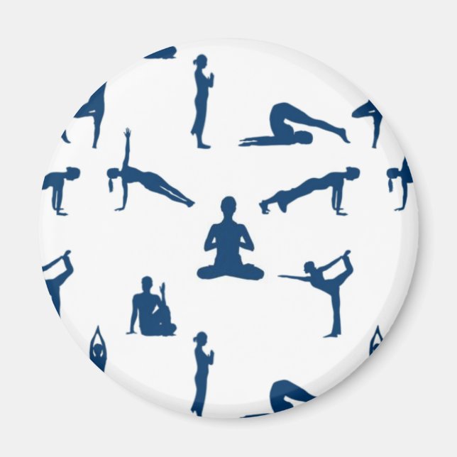 Yoga Poses Magnet (Framsidan)