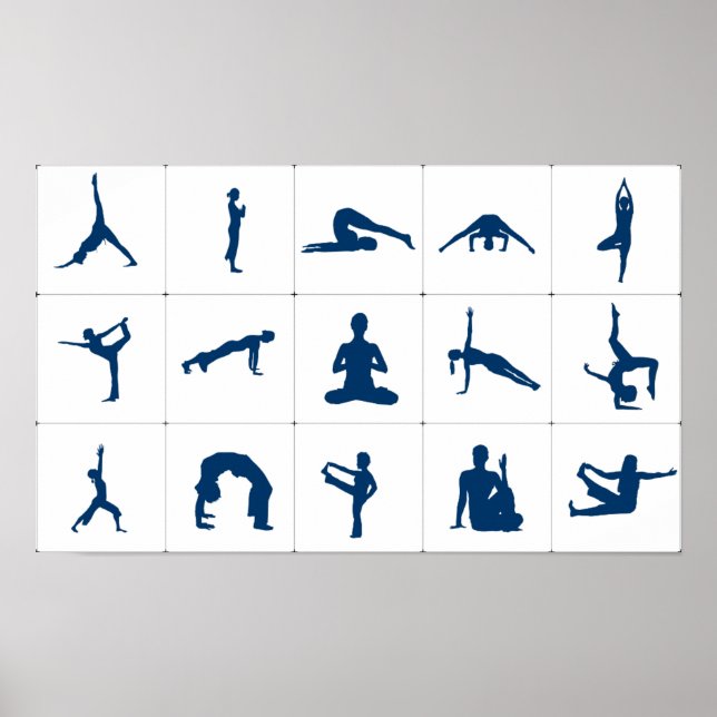 Yoga Poses Poster (Framsidan)