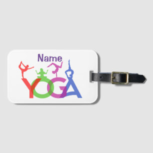 Yoga Poses Silhouettes Thunder_Cove Bagagebricka