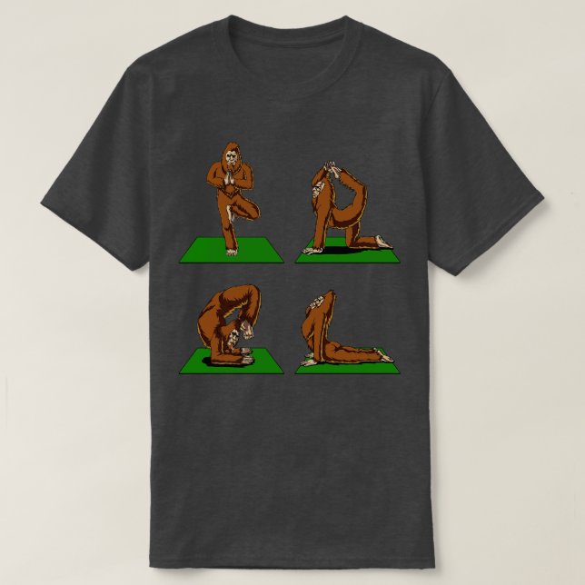 Yoga Poses T Shirt (Design framsida)