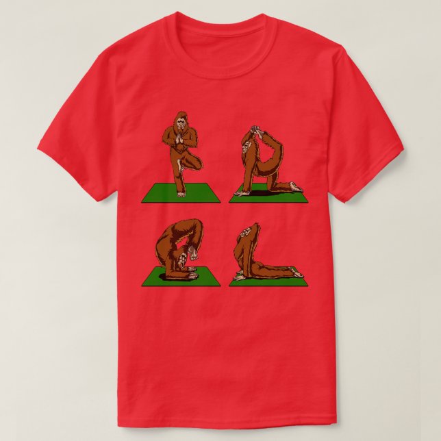 Yoga Poses T Shirt (Design framsida)