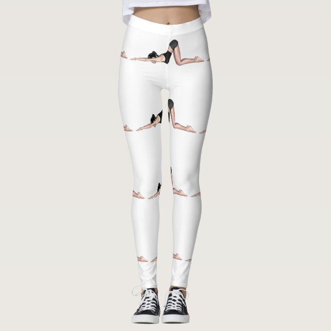 Yoga Poses Thunder_Cove Leggings (Framsida)