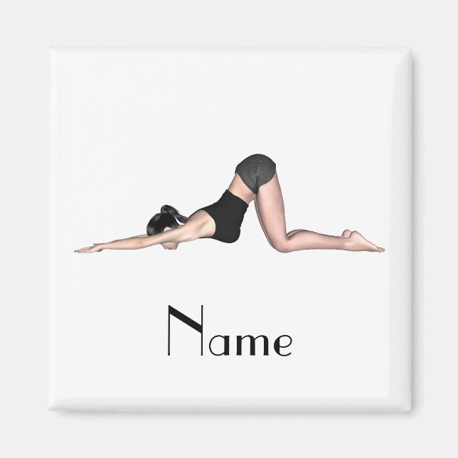 Yoga Poses Thunder_Cove Magnet (Framsidan)