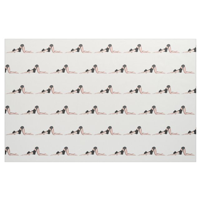 Yoga Poses Thunder_Cove Tyg (Fat Quarter)